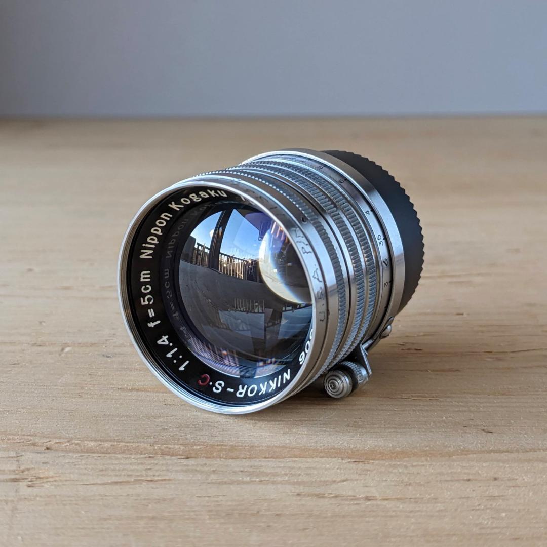 ニコンNikkor-S.C 50mm f1.4ライカL 希少レンズフード付き！
