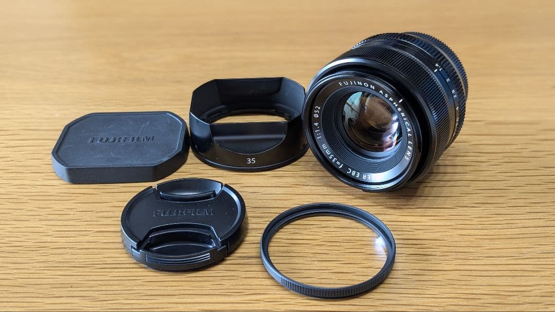 ★美品XF35mm F1.4 R レンズフィルターFUJINON富士フィルム