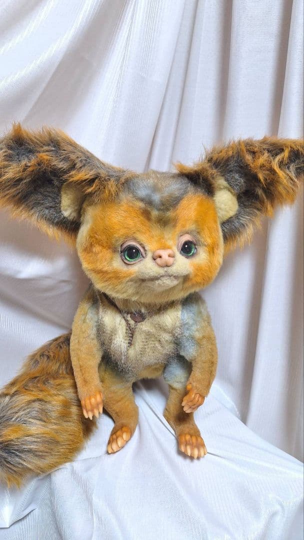 アートドール　りす　ぬいぐるみ　検索用　グレムリン　ファービー2 ハンドメイド