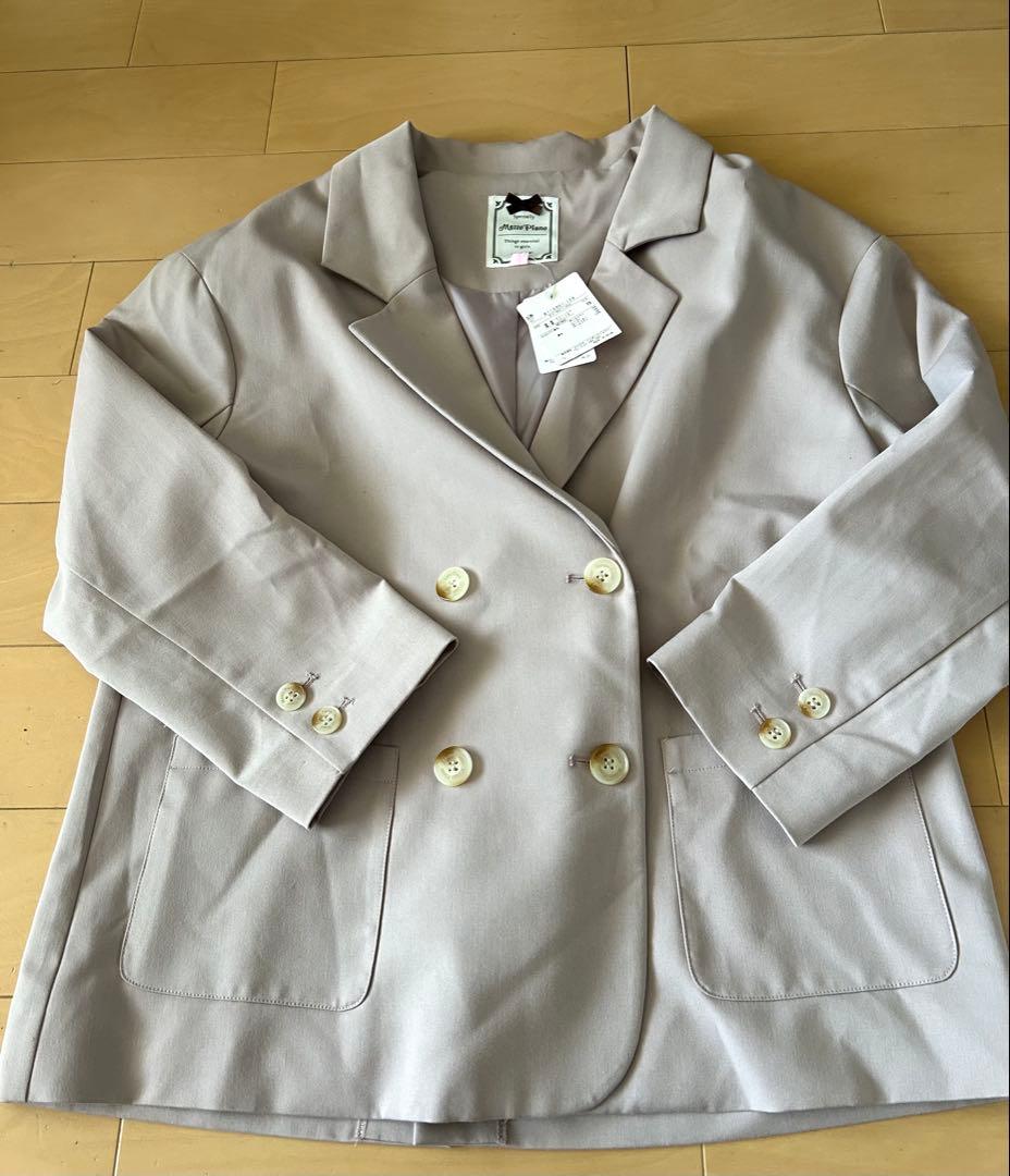 卒服　メゾピアノ　オーバーサイズジャケット&ショートパンツセットアップ