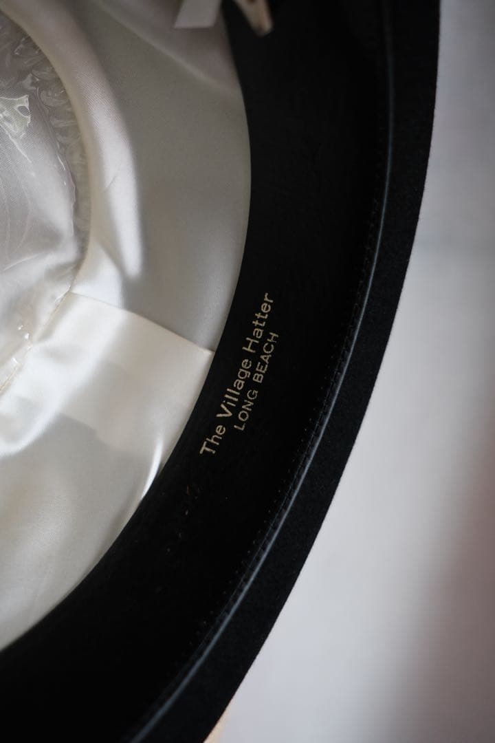 1930s アンティーク アメリカ ボーラーハット　7 1/2 ハット