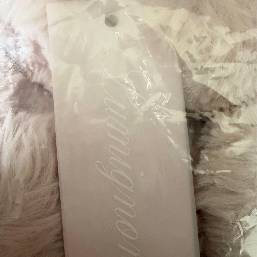 Lumi puff kirakira bijou fur coat【ピンク】