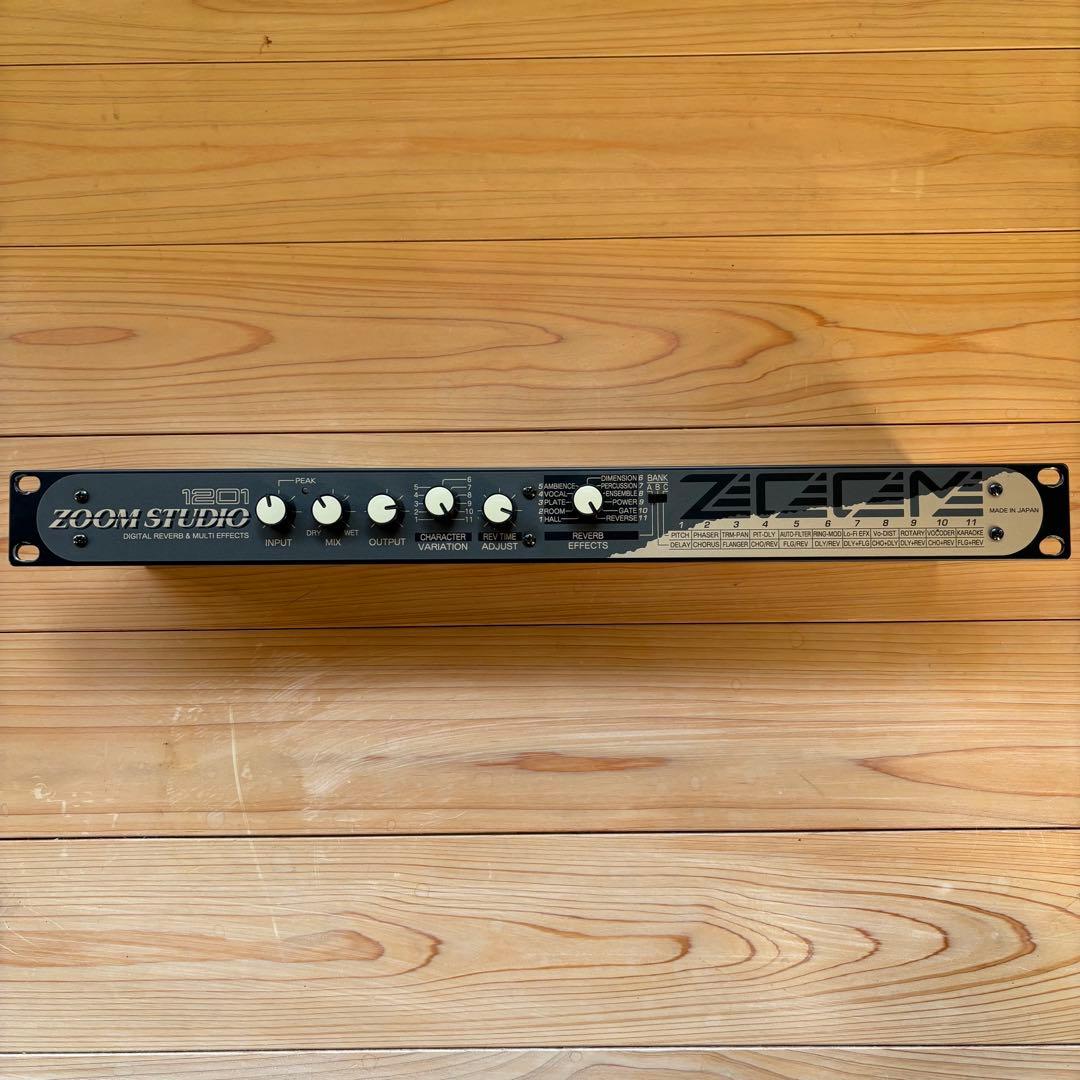 ZOOM 1201 デジタルリバーブ&マルチエフェクツ　動作品　箱付
