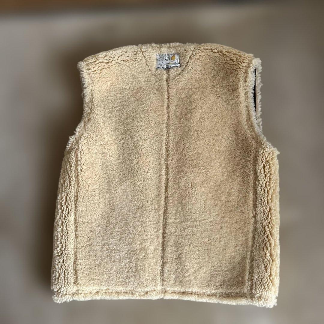 ま*司様 AERO LEATHER バーガンディレザーベスト