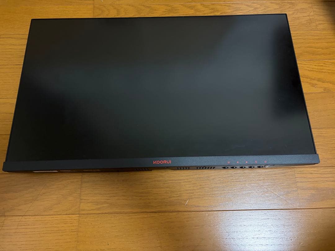 KOORUI24E4ゲーミングモニター 165hz本体、スタンド、HDMI、電源