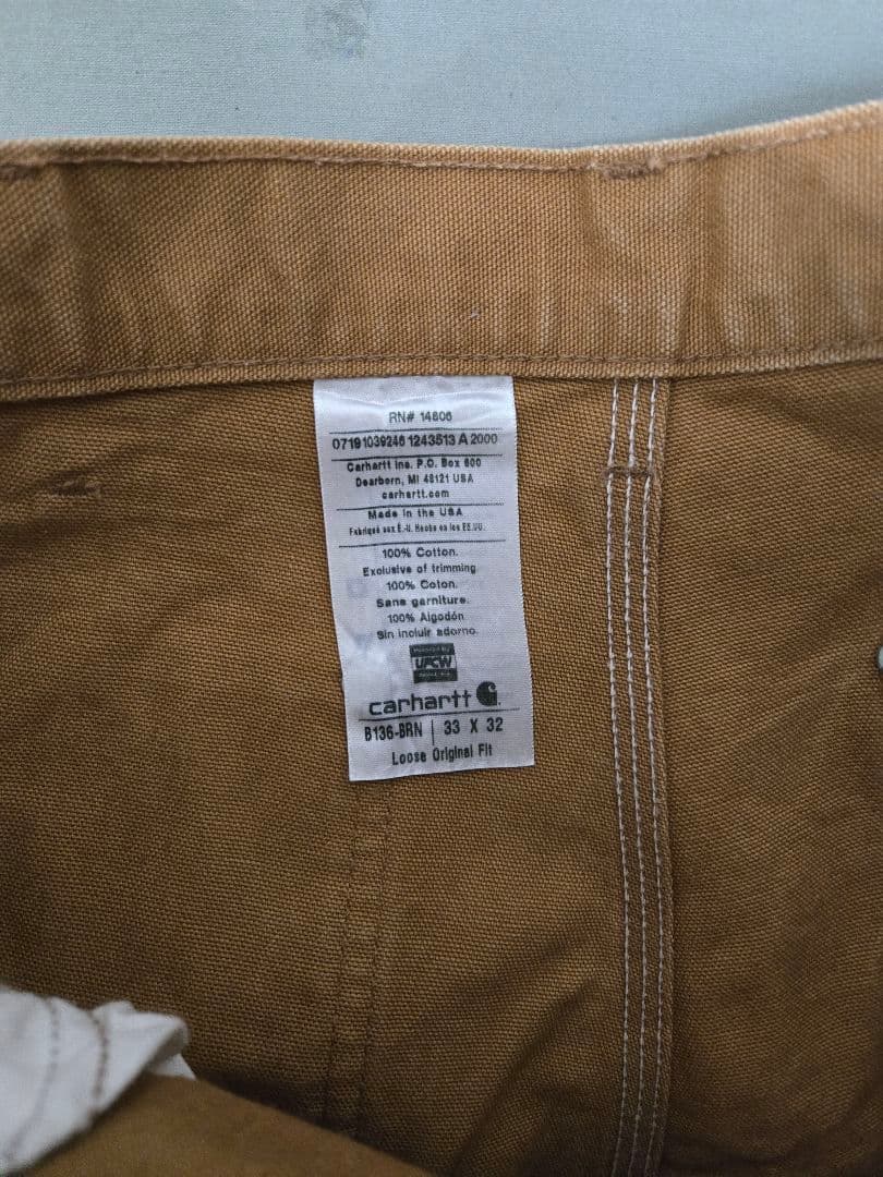 Carhartt カーハートダブルニー USA製 W33L32 Loose