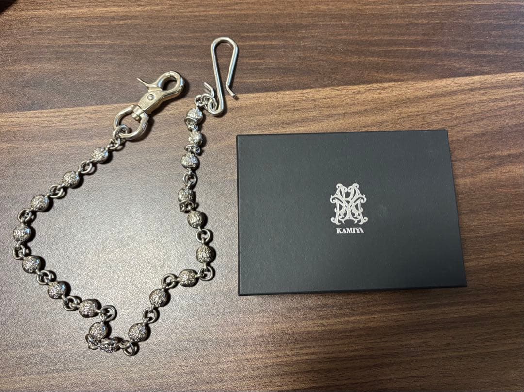 小物 KAMIYA Ball Wallet Chain/silver