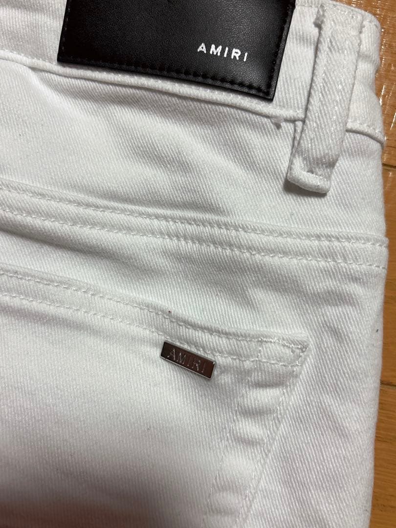 AMIRI デニム スキニー スリムフィット 白 ホワイト 30