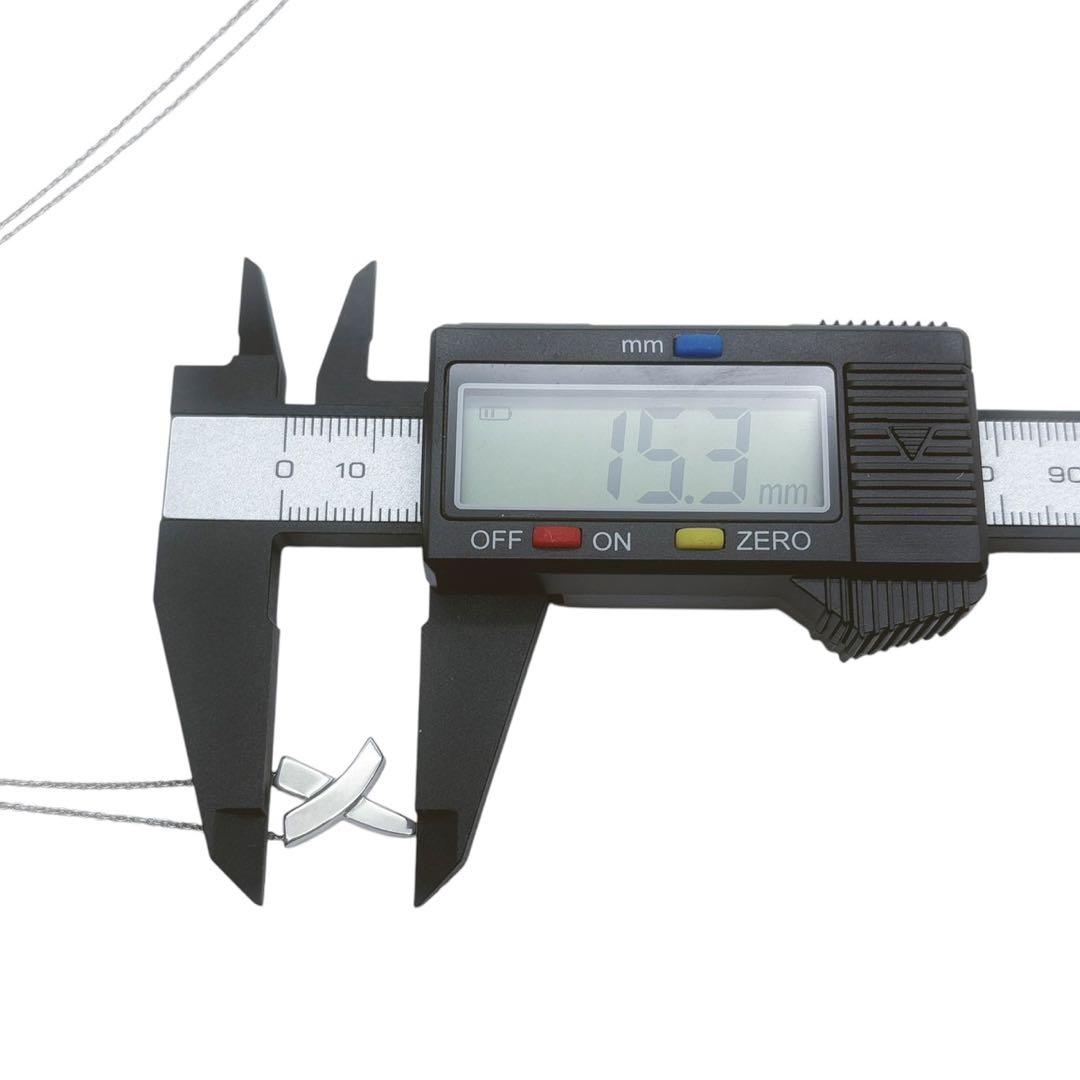 美品◎ ティファニー パロマピカソ キスクロス ネックレス シルバー925
