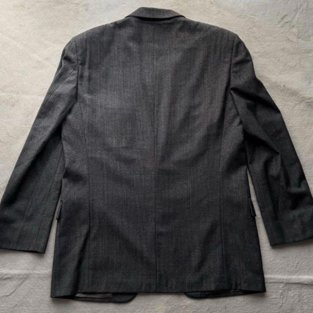 極美品 クリスチャンディオール スーツ モヘヤ混 XL CDシャドーロゴ グレー