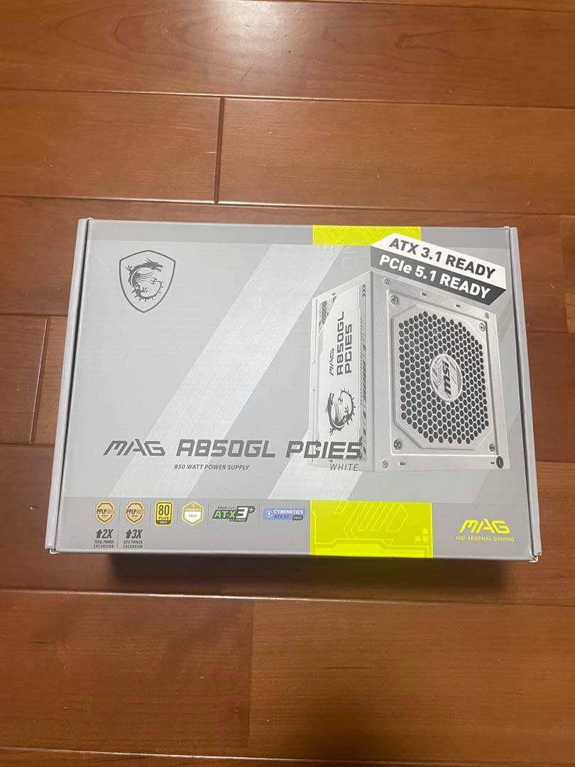 MSI MAG A850GL PCIE5 WHITE 850W 電源ユニット