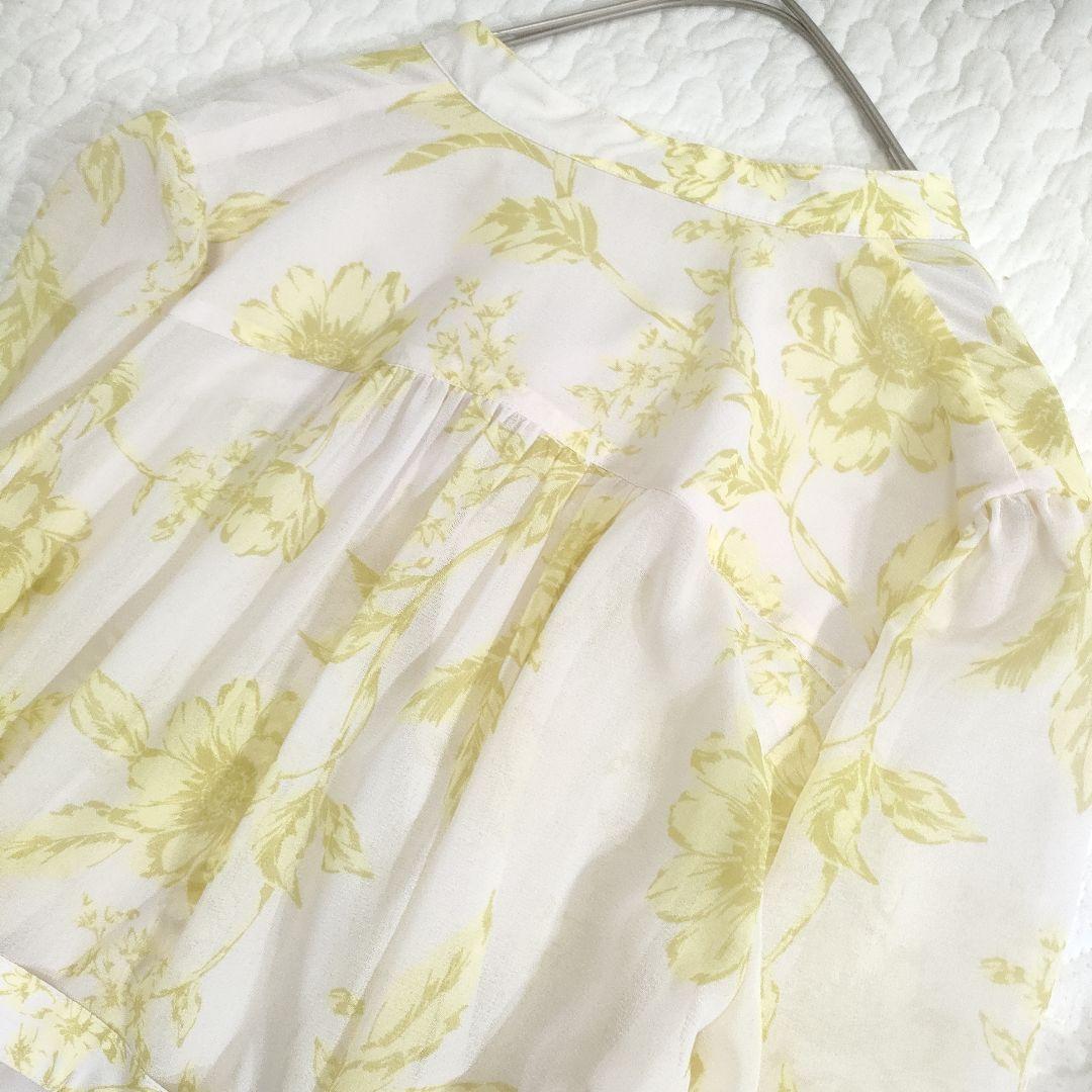 極美品✨ダイアグラム　2025年　フラワープリントプリーツワンピース　ベルト付き