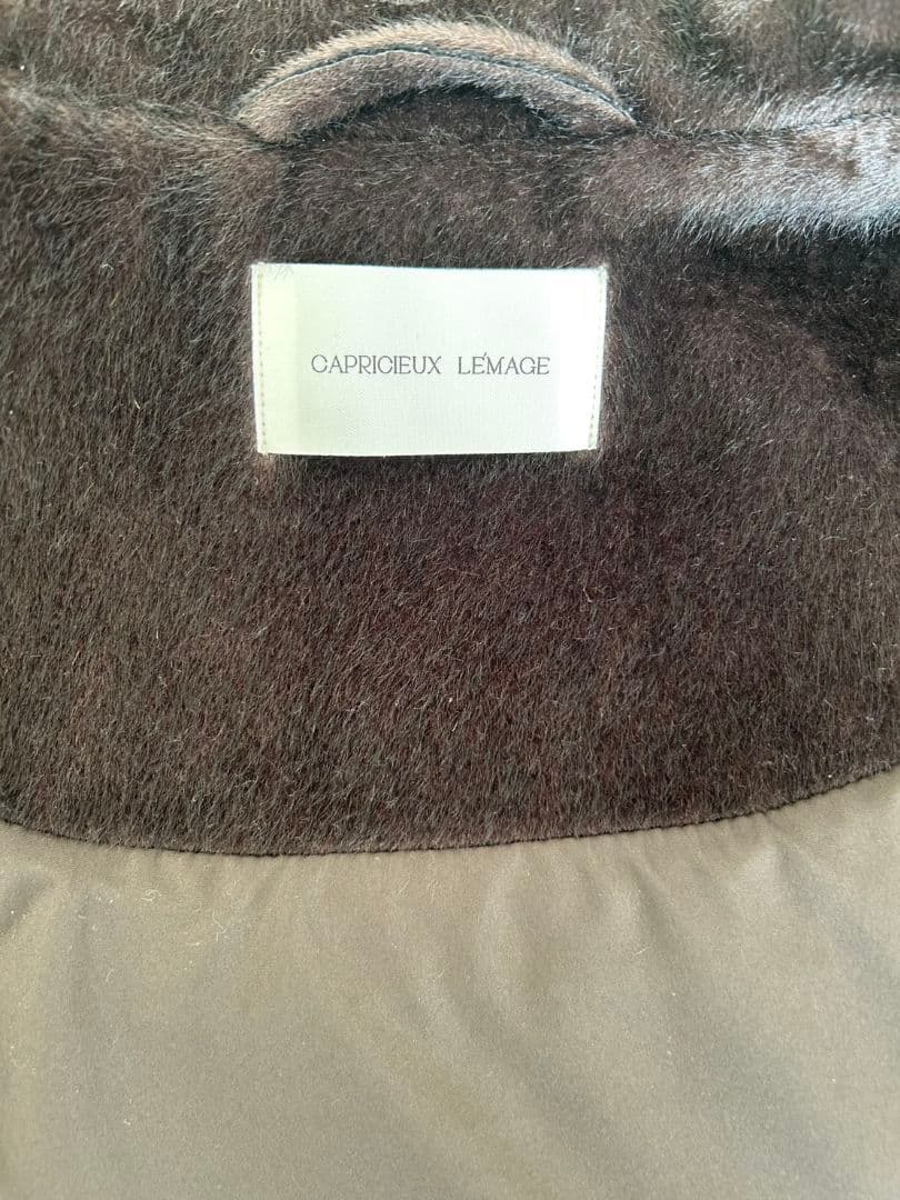 【ほぼ未使用】CAPRICIEUX LEMAGE ホースファーハーフコート
