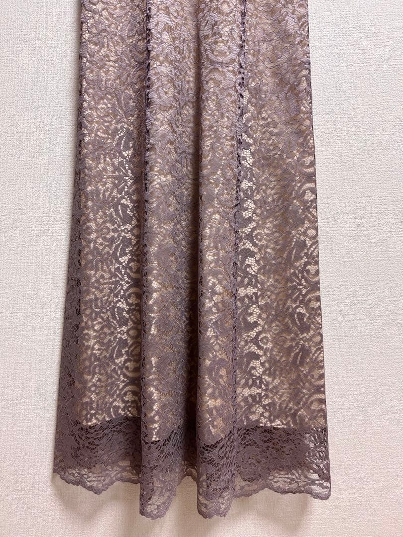 7★新品★ドリードール　スクエアネックレースフレアドレス　サンプル品