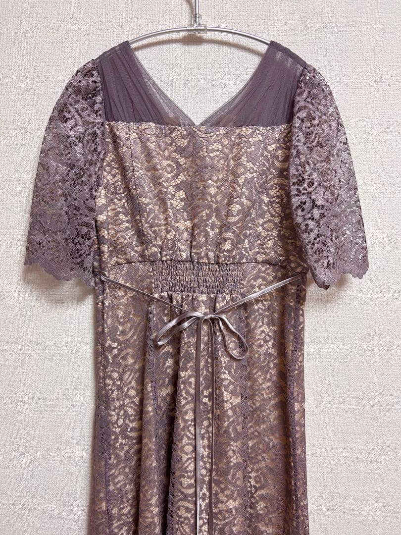 7★新品★ドリードール　スクエアネックレースフレアドレス　サンプル品