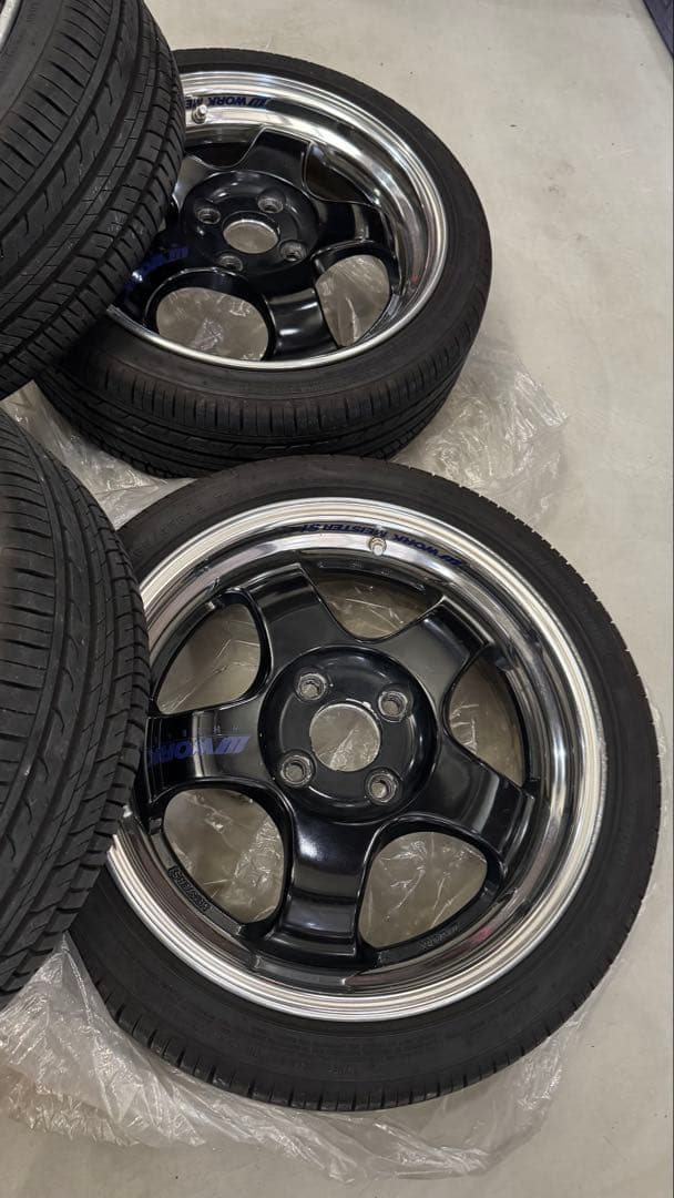 15インチ ホイールセット 廃盤ワークマイスターs1