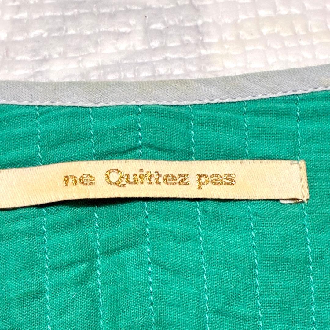 ワンピース ne Quittez pas COTTON VOILE STRIPE DRESS