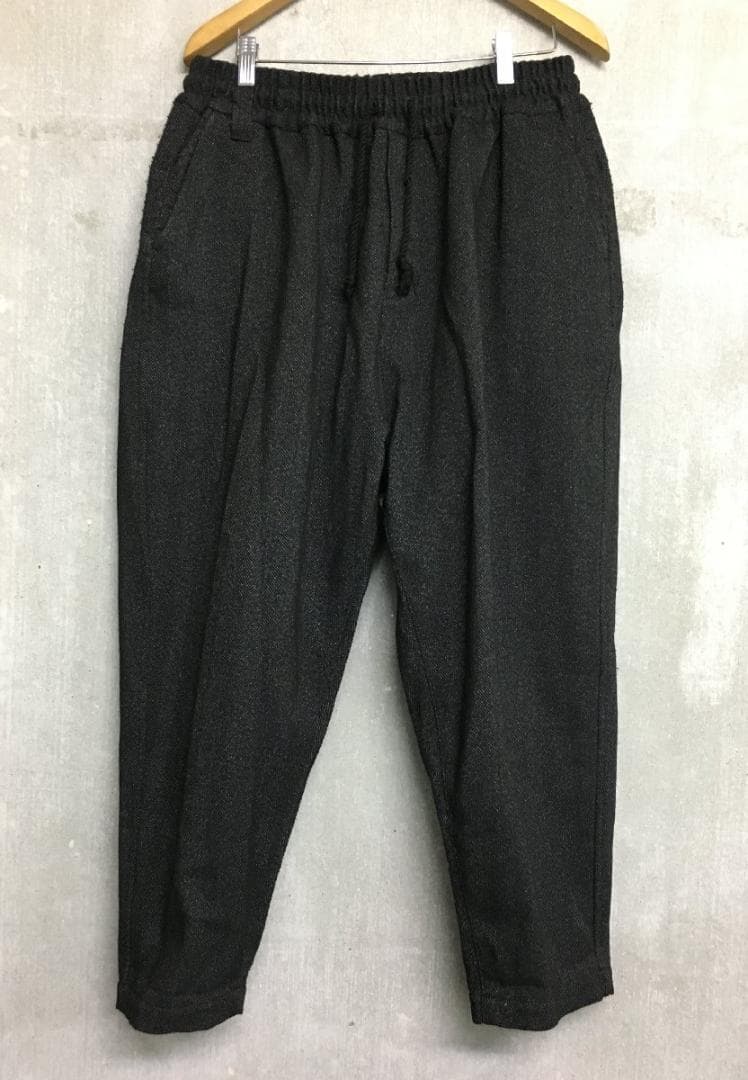 ホワイトマウンテニアリング 秋冬 ヘリンボーン 織地 サルエル パンツ