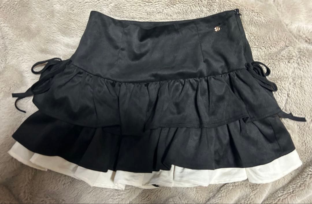 スカート andmary Mel gather skirt black