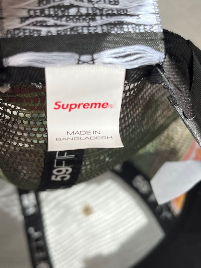 シュプリーム ボックス ロゴ メッシュ バッグ ニューエラ カモフラ