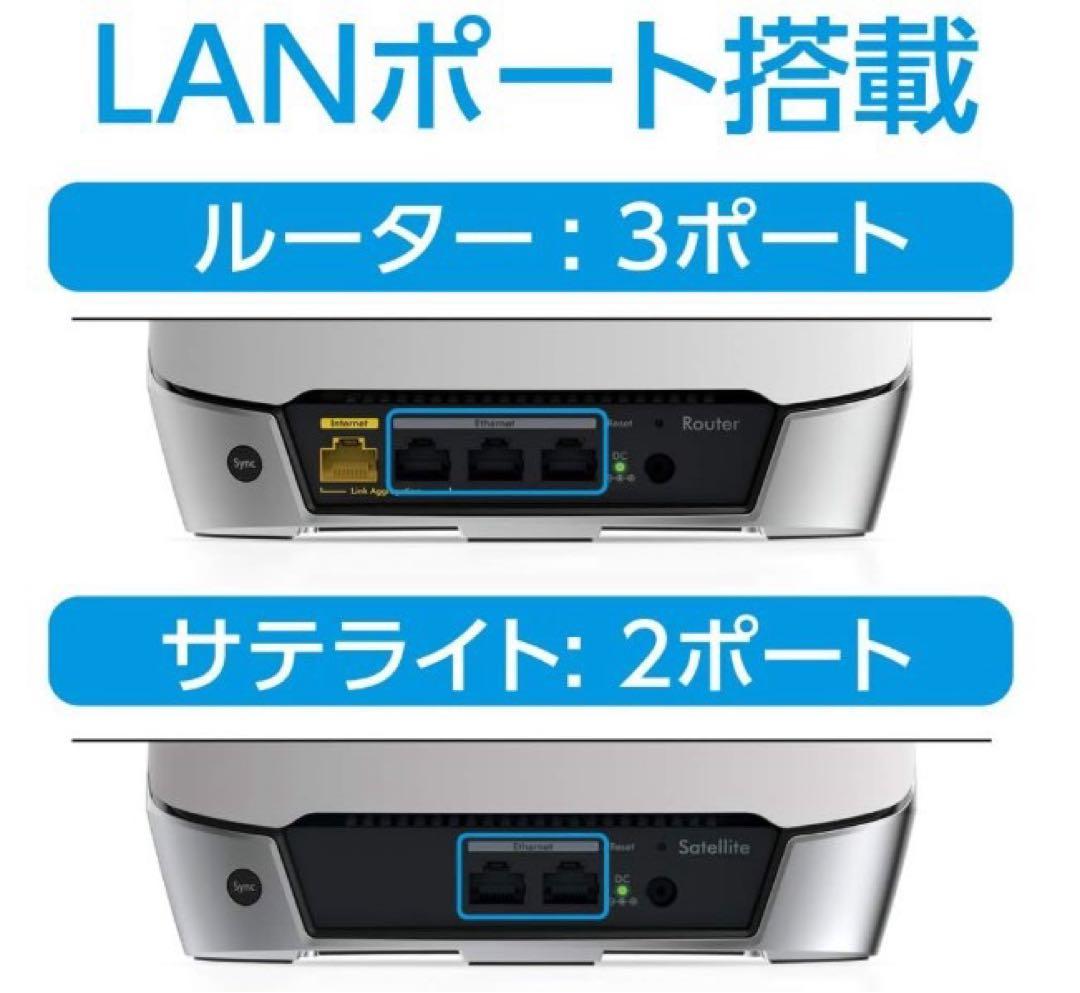 Orbi WiFi6 Mini メッシュWiFi AX4200（RBK752）