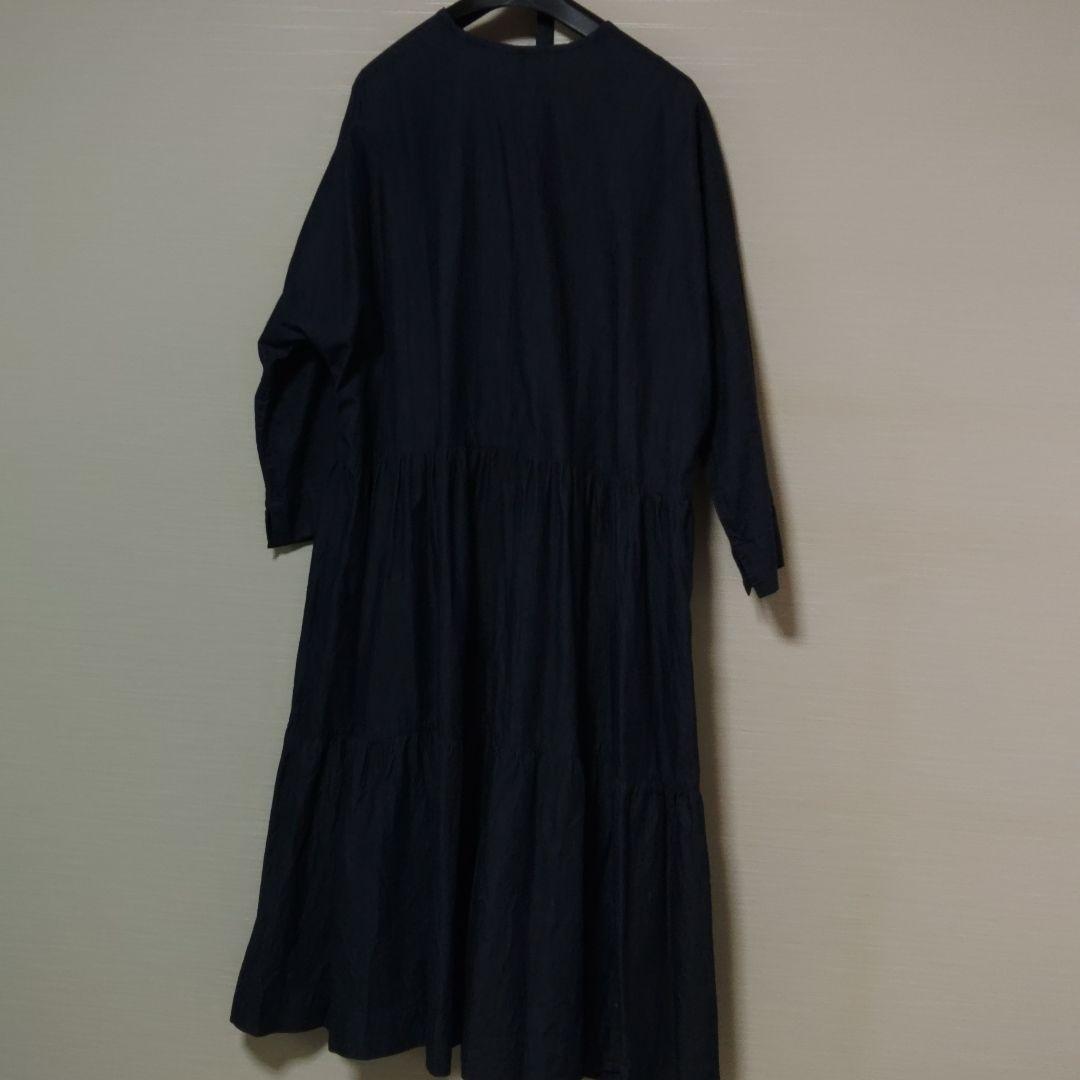 jujudhau ズーズーダウ　デニム　ティアードワンピース