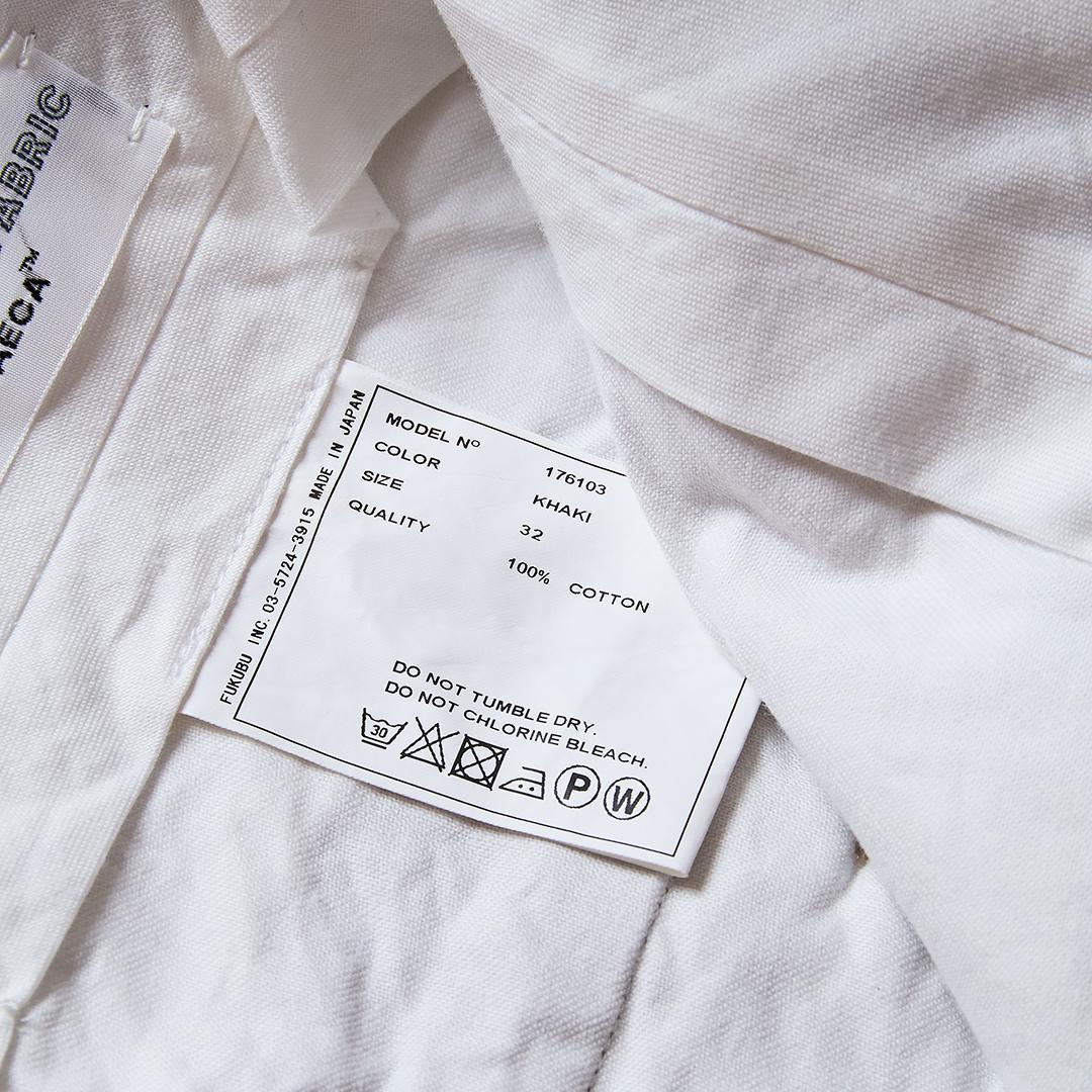 【新品未使用】YAECA チノパン カーキ サイズ32