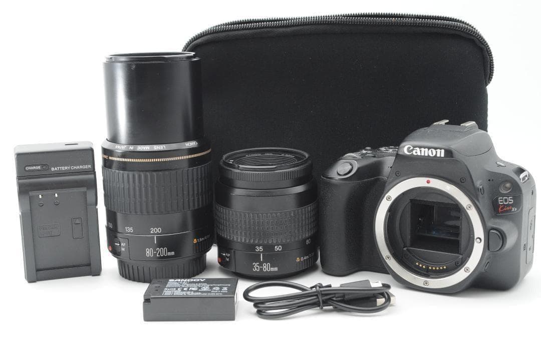 ☆美品⑧☆新春初売りSALE☆ Canon EOS Kiss x9 ダブル