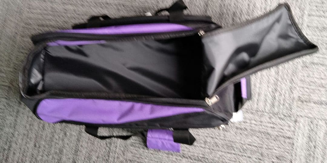 豆*郎様 ABS BA1280 ボウリング用キャリーバッグ 中型 紫色