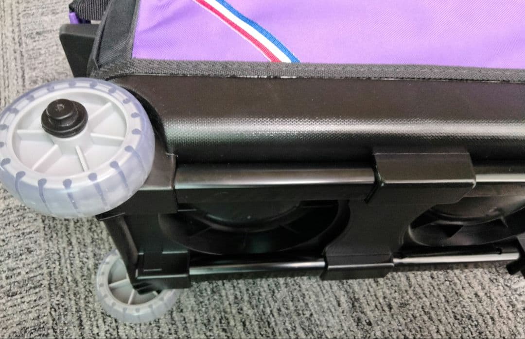 豆*郎様 ABS BA1280 ボウリング用キャリーバッグ 中型 紫色