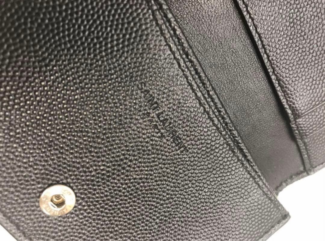 早い者勝ち❣️ サンローラン 名刺入れ カードケース BL レザー