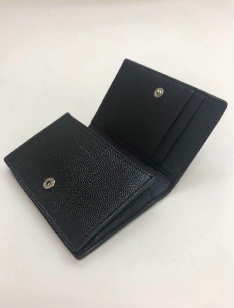 早い者勝ち❣️ サンローラン 名刺入れ カードケース BL レザー