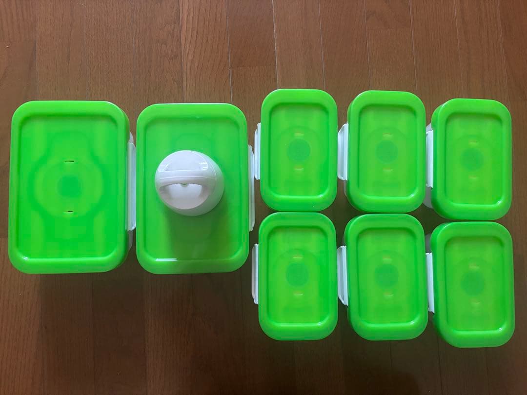 フォーサ 真空容器 タッパ 保存容器9点（おまけ付き）