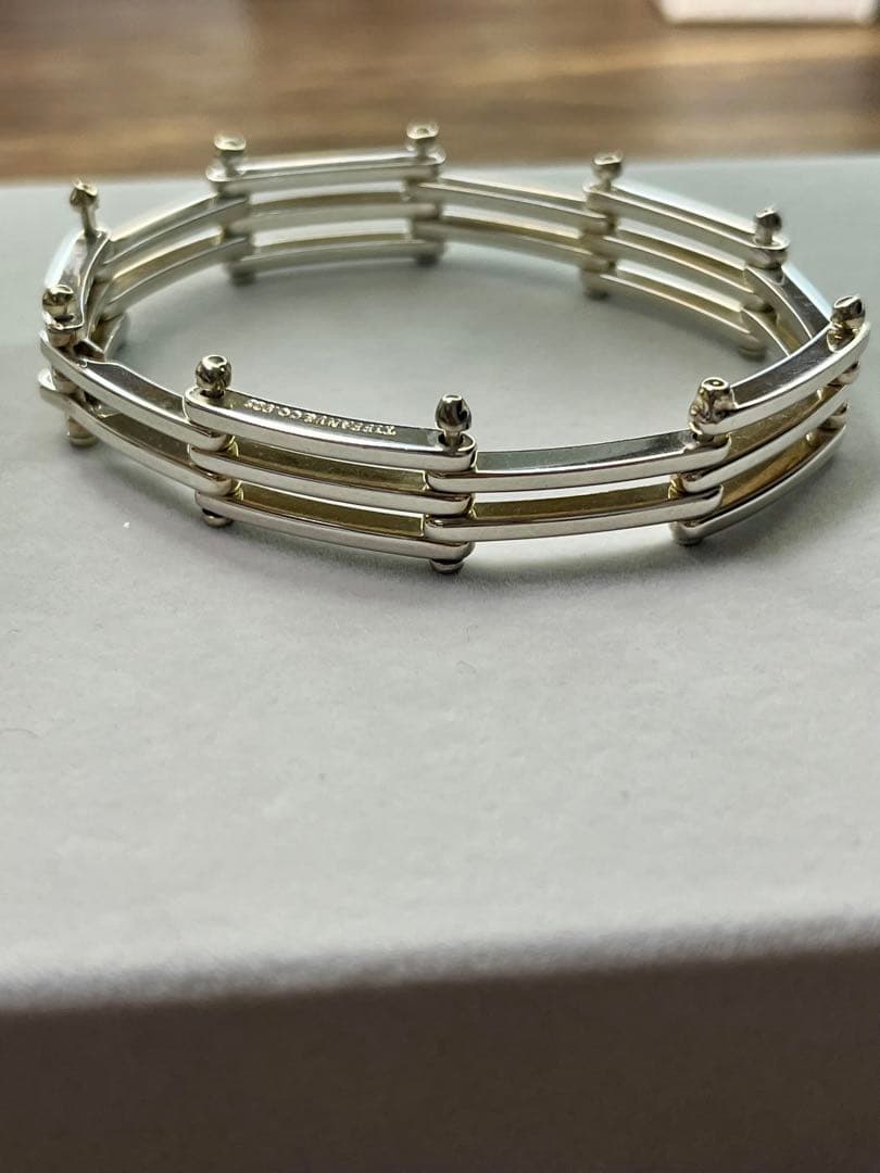 ヴィンテージブレスレット！希少ゲートリンク型。