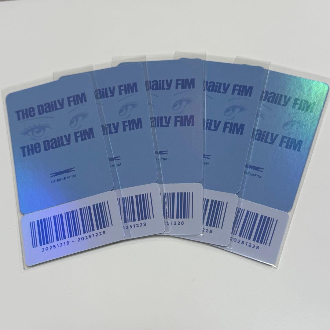 ルセラフィム シーグリ ポップアップ 購入特典 フォトチケットトレカ 5種セット