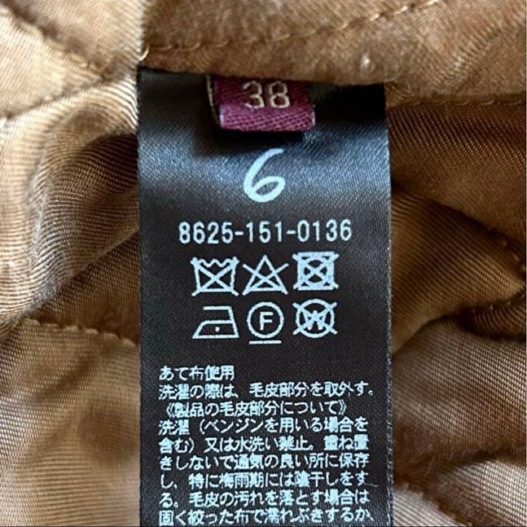 6（ロク）アローズ　2way ボアカラージップコート　ムートン襟