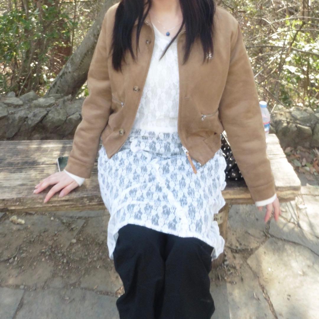 satur ブラウン ジャケット