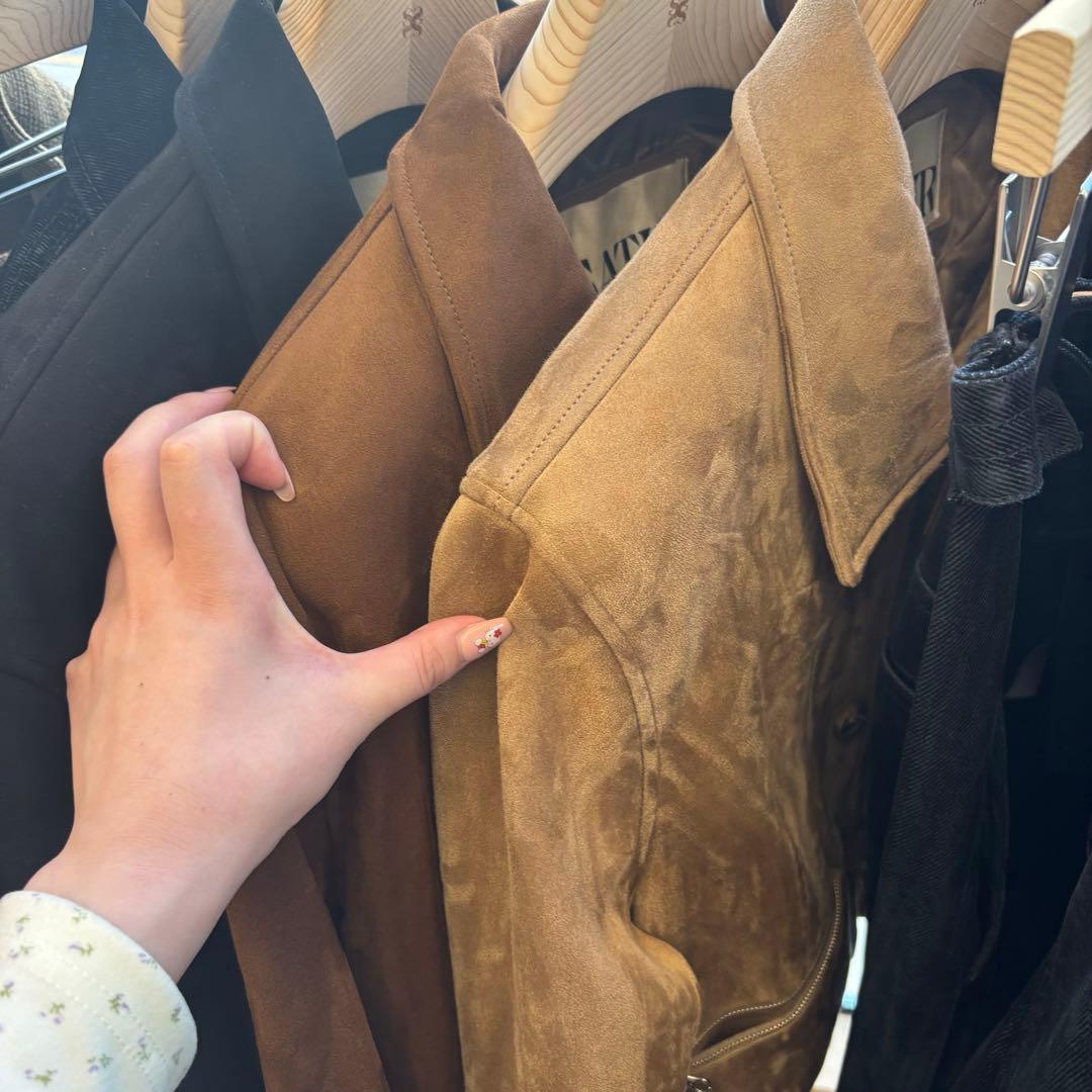 satur ブラウン ジャケット