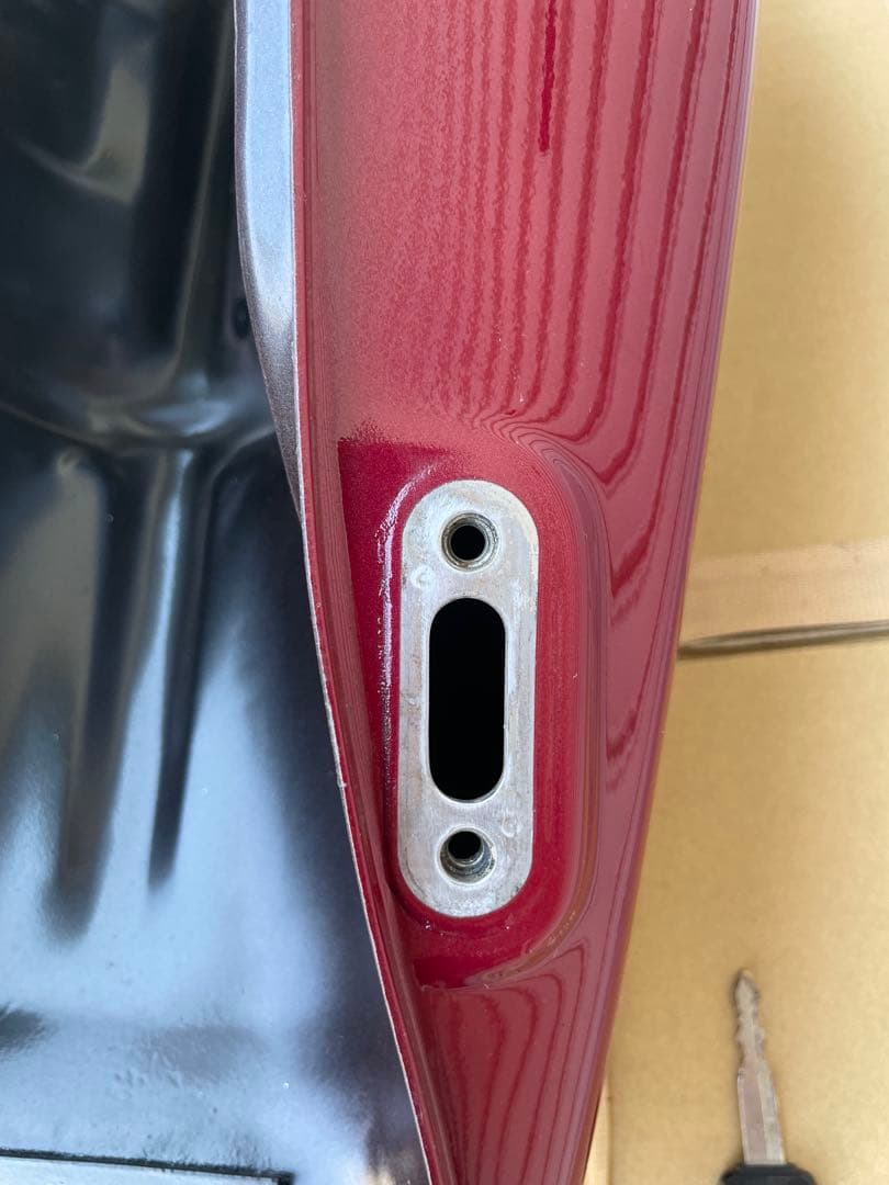 YAMAHA SR400 タンク　キャブ車用　オールペン済　クリアー塗装　キー付