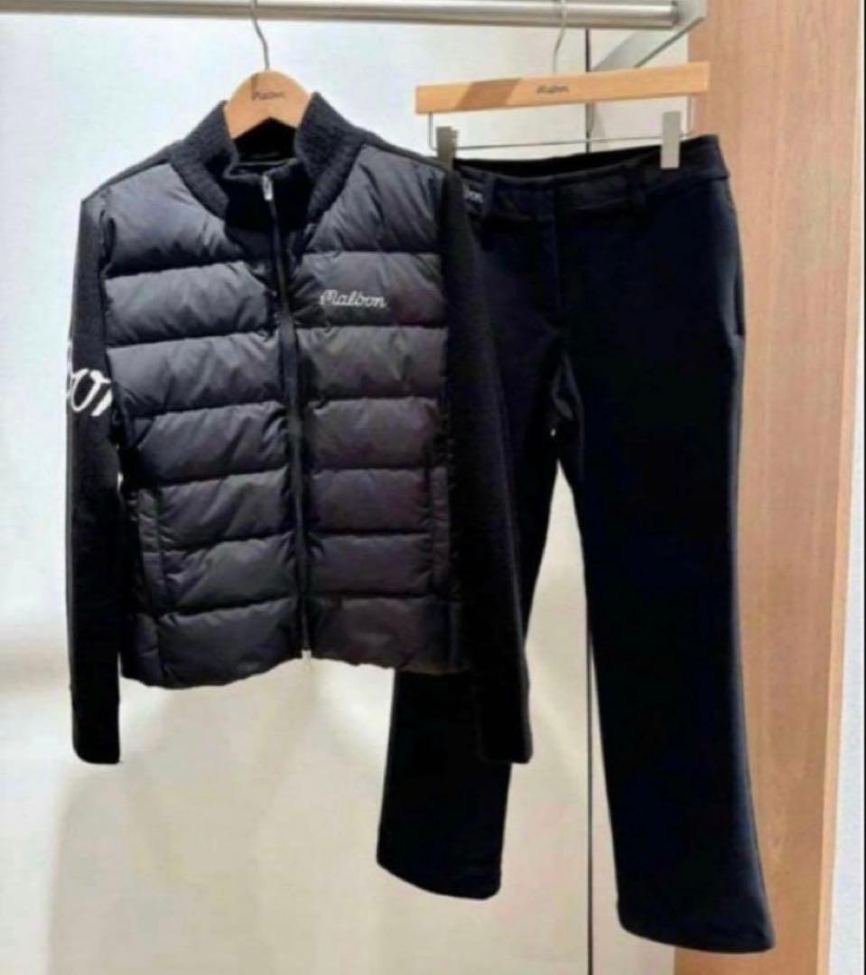 Malbon マルボンゴルフ ウェアレディース ダウンジャケット トップス　黒