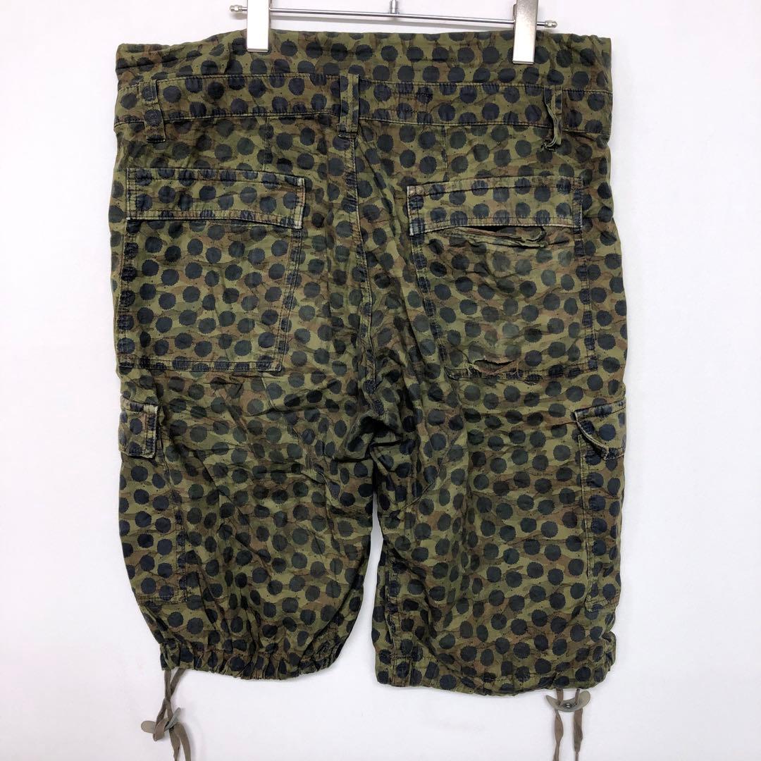 FINAL  00s archives 古着 水玉×迷彩 カーゴショーツ