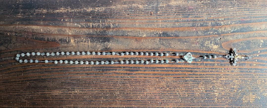 JOKER　＿＿＿＿＿銀線細工 ロザリオ フィリグリー十字架 /K082