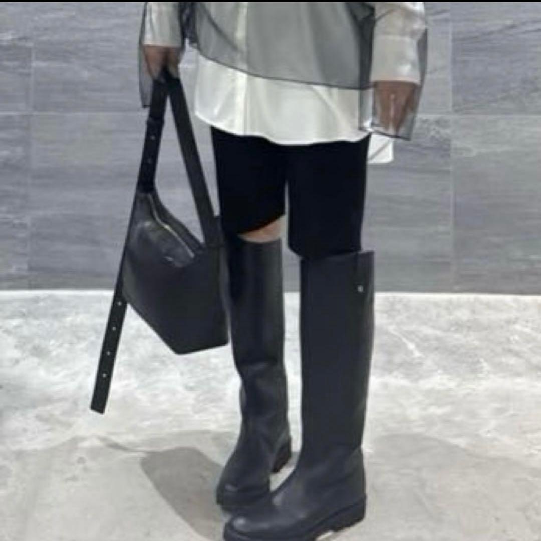 ガリャルダガランテ 撥水レザー クロスボディバッグ 牛革ショルダー本革