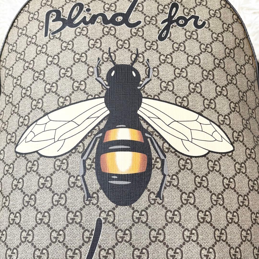 ノラさま専用 グッチ GGシュプリーム バックパック ユニセックス ビー蜂
