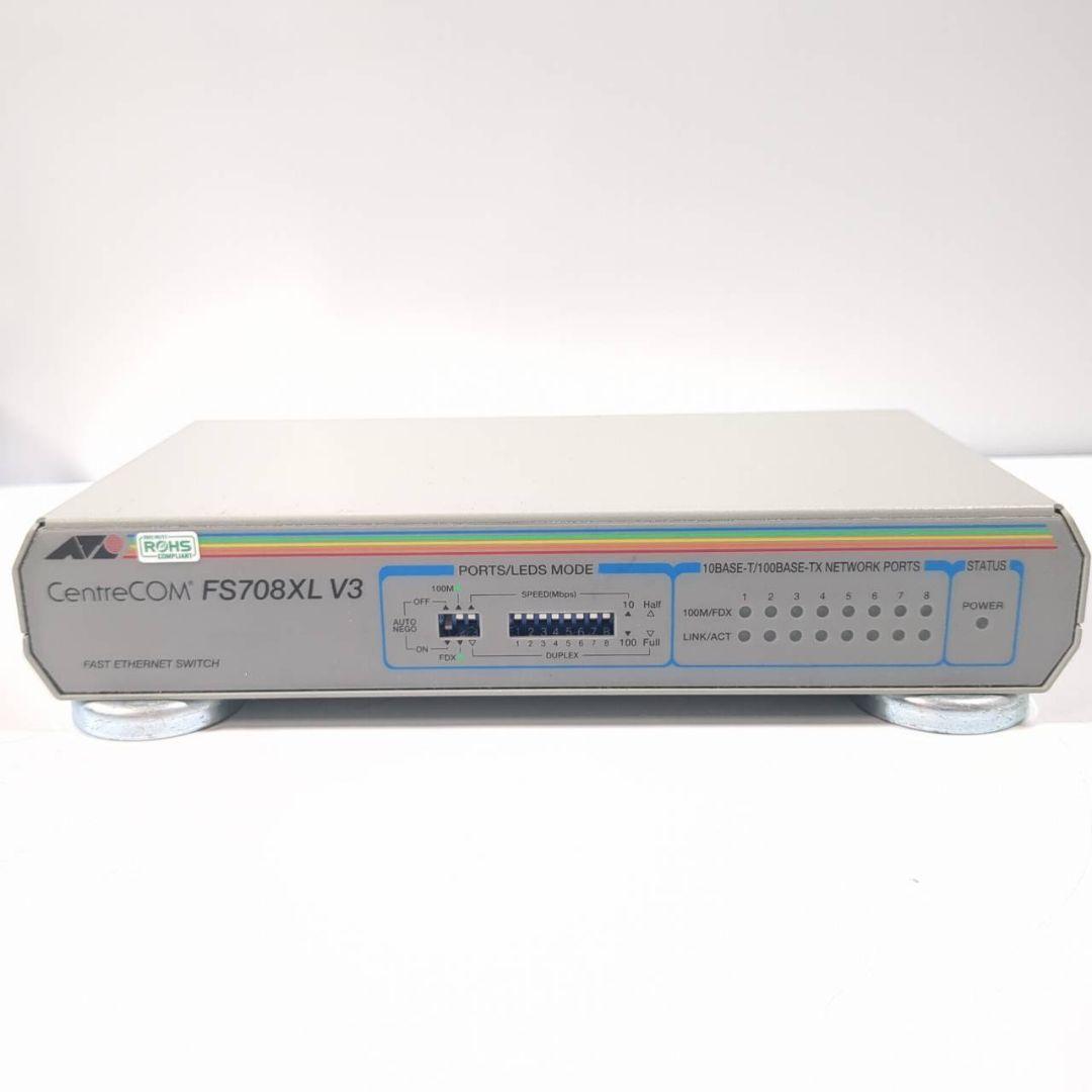 ルーター・ネットワーク機器 Allied Telesis FS708XL V3 FS716TX V3