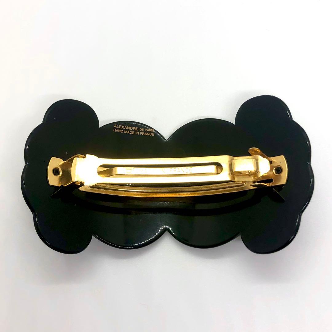 アレクサンドル　ドゥ　パリ　バレッタ　美品　ブラック 大きめ