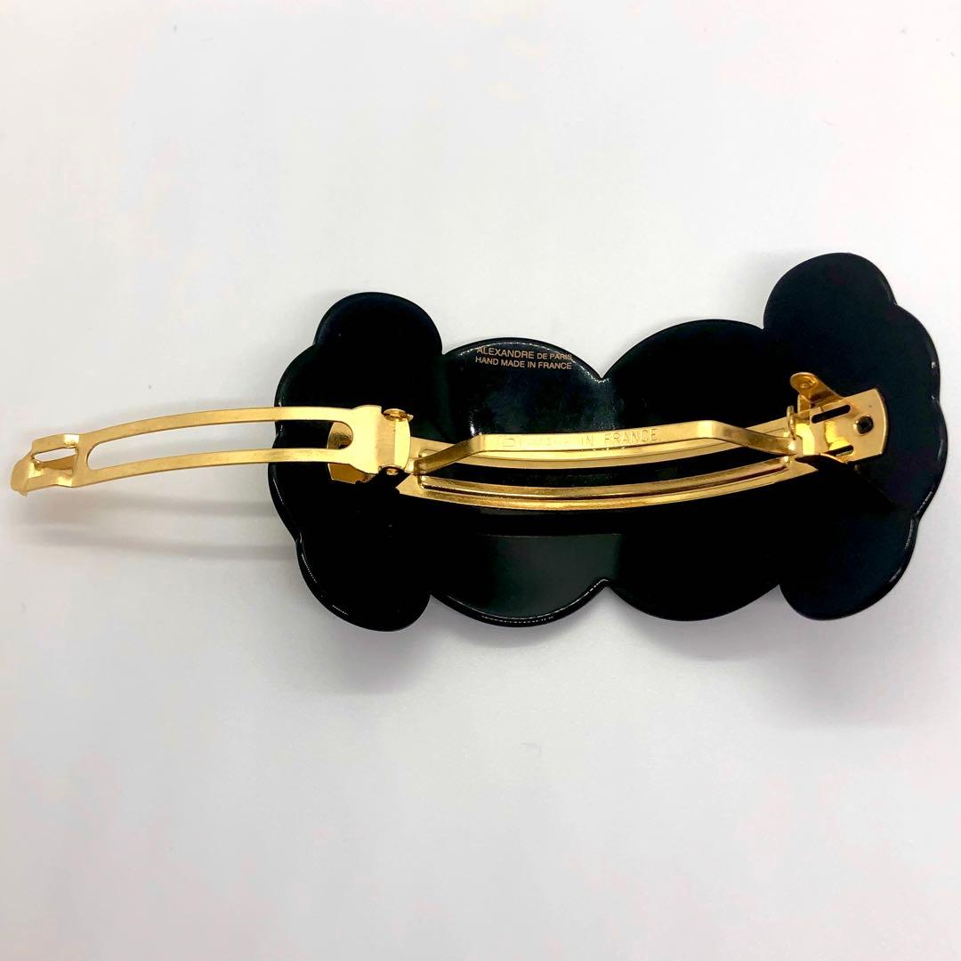 アレクサンドル　ドゥ　パリ　バレッタ　美品　ブラック 大きめ