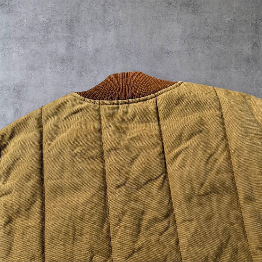 【1711】80年代USA製WallsキルティングダックベストTALONジッパー