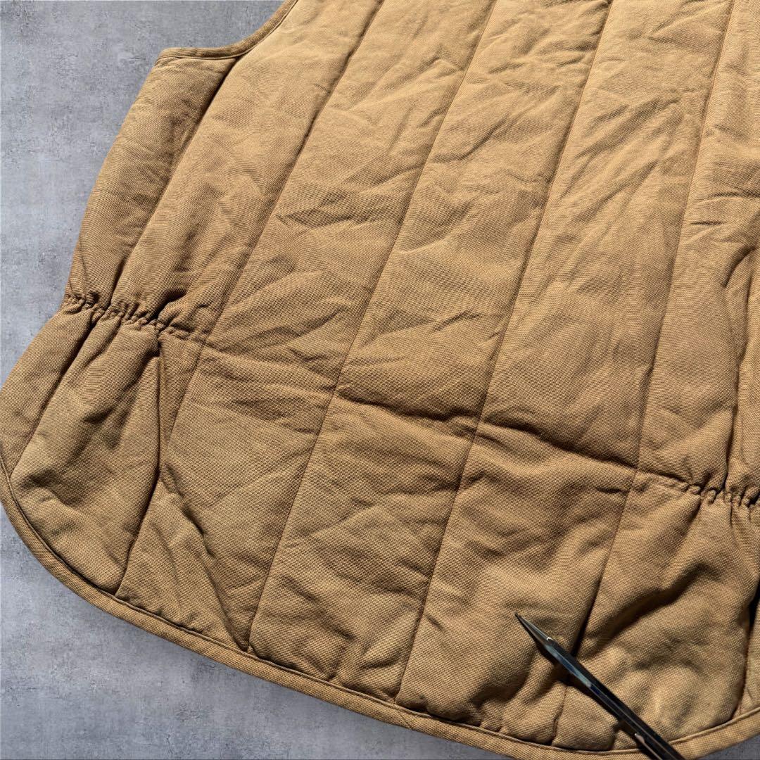 【1711】80年代USA製WallsキルティングダックベストTALONジッパー