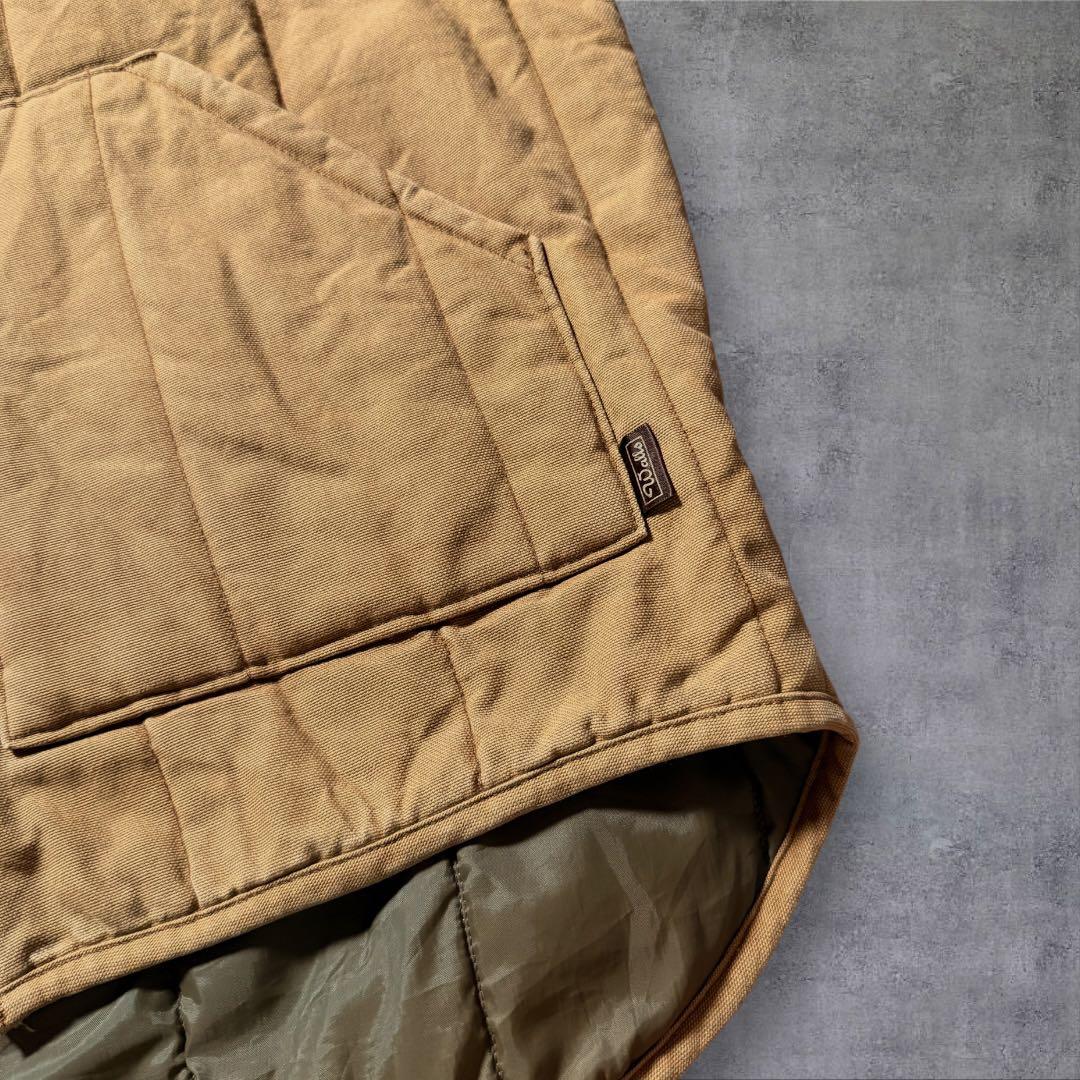 【1711】80年代USA製WallsキルティングダックベストTALONジッパー